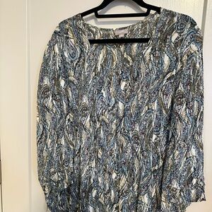 J. Jill Multicolor Patterned Blouse
